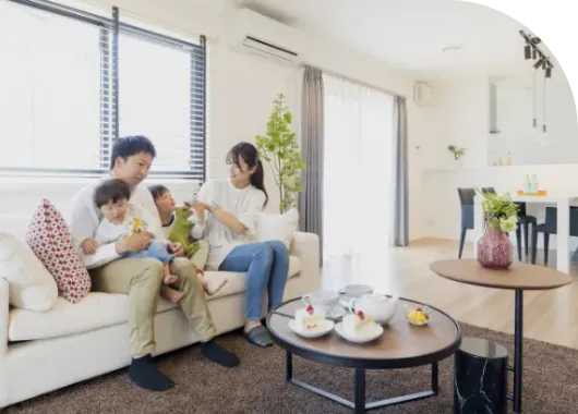 開放感を生む広々プラン