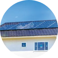 全棟 太陽光発電 「はぴeセット ソラレジ＋」設置